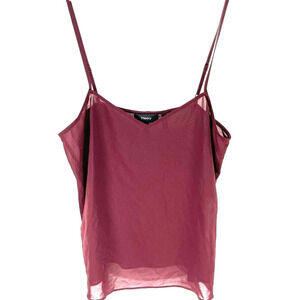 Theory NEW Camisole Adjustable Straps V-Neck Crepe Tank Top Small
